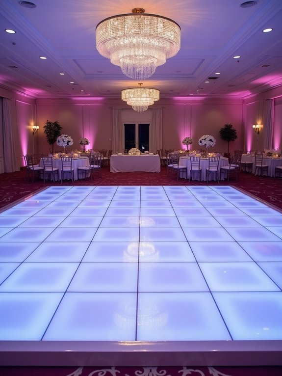 illuminated dance floor experience