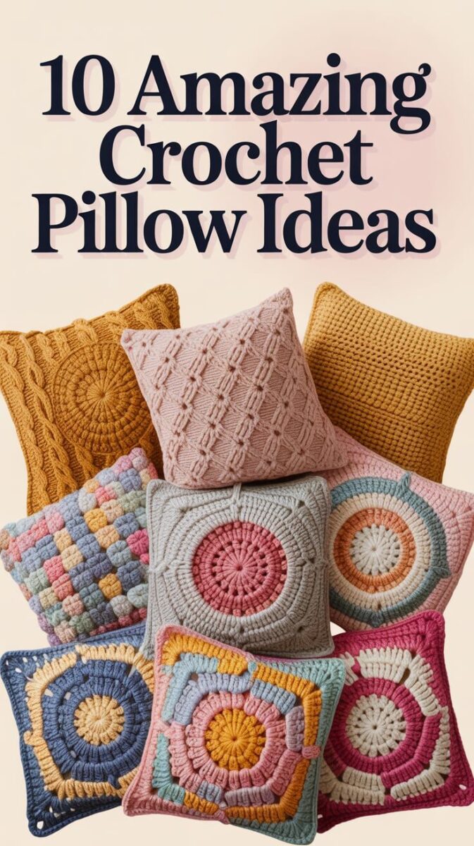 Crochet Pillow Ideas