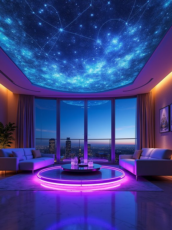 immersive augmented reality ceilings