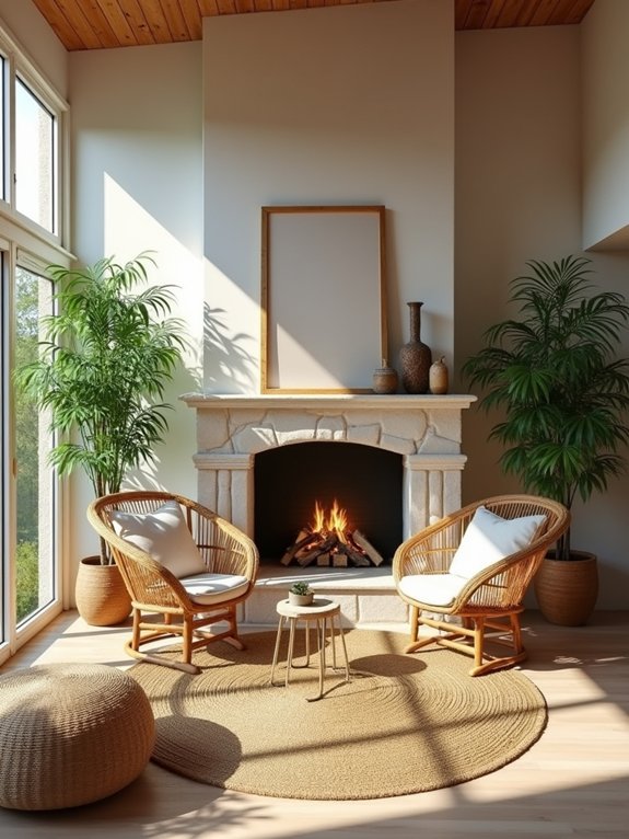 incorporate vibrant natural decor