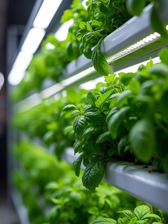 indoor hydroponic herb gardening