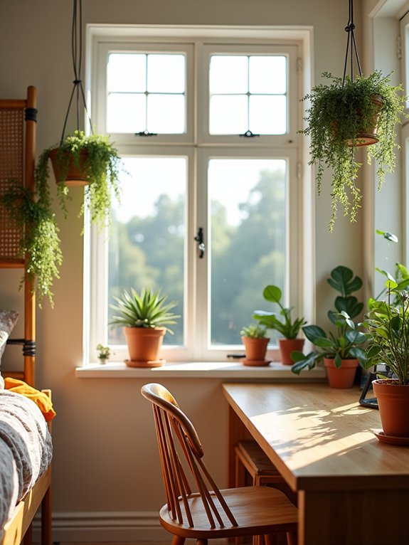 indoor plants and decor