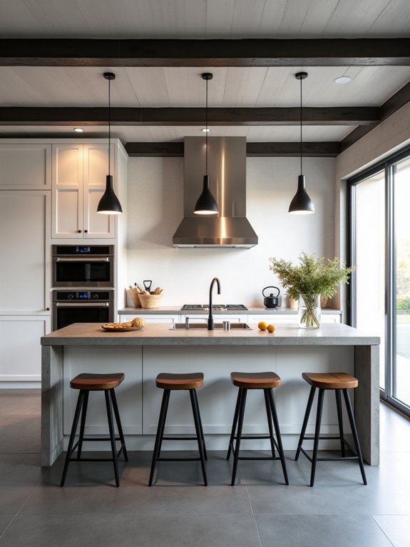 industrial aesthetic kitchen design
