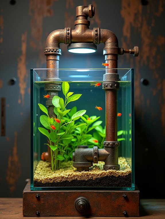 industrial aquarium pipeline design