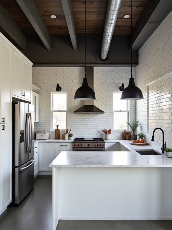industrial black and white elegance