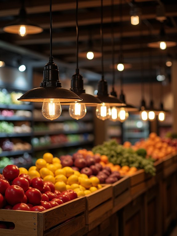 industrial lighting enhances ambiance