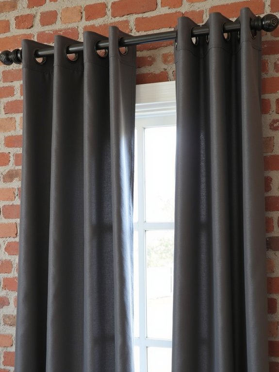 industrial wire mounted curtains