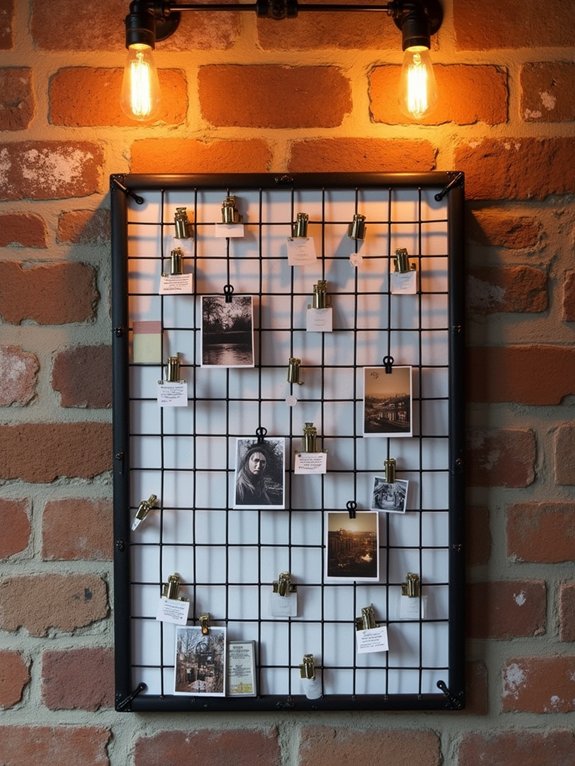 industrial wire note organizer