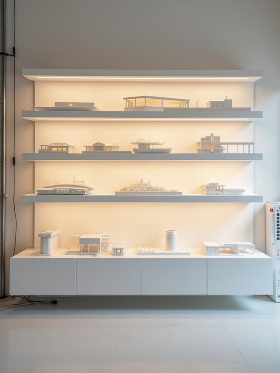 inspiring architectural workshop display