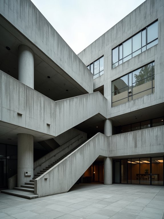 inspiring brutalist learning spaces
