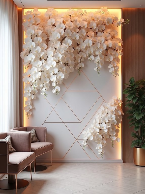 instagram worthy salon accent walls