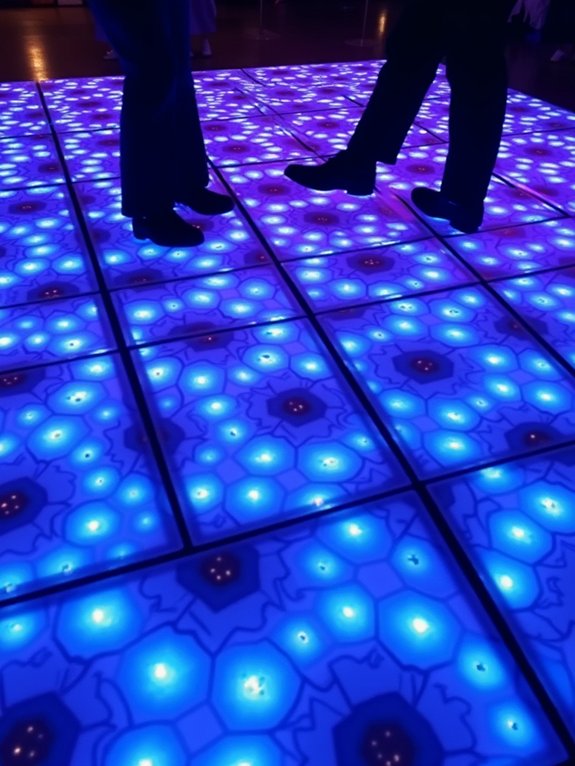 interactive dance floor tiles