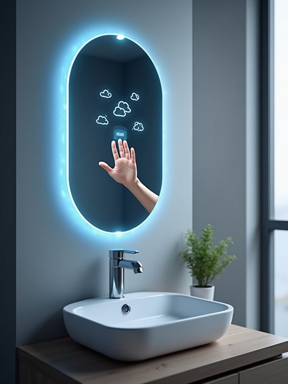 interactive gesture controlled mirrors