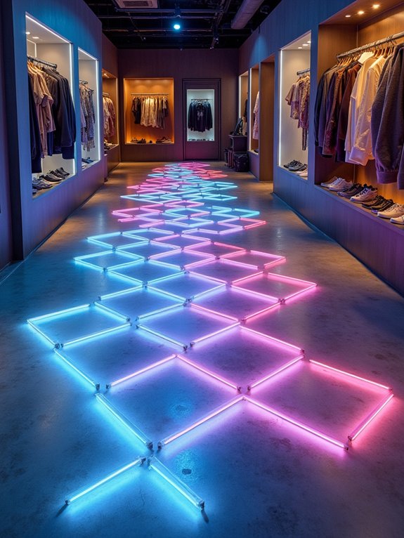 interactive led floor designs
