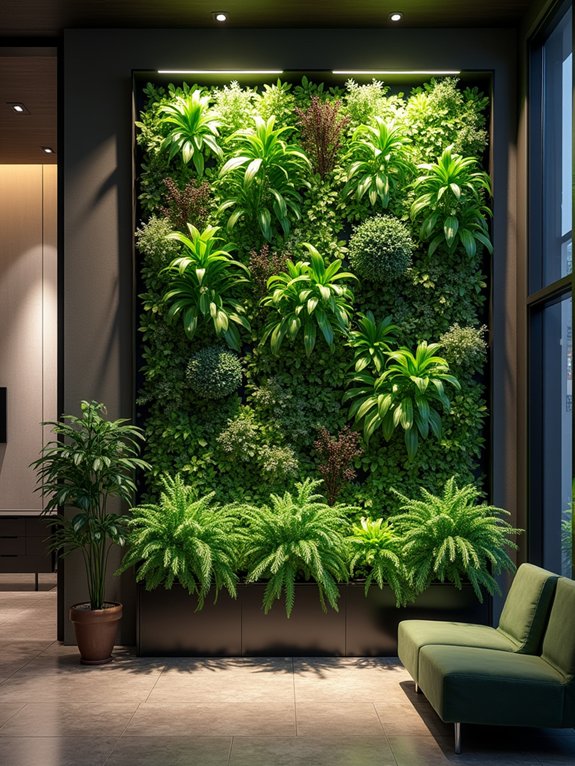 interactive living plant walls