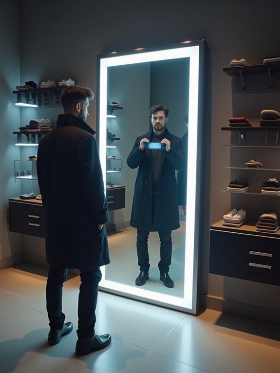interactive shopping experience mirrors