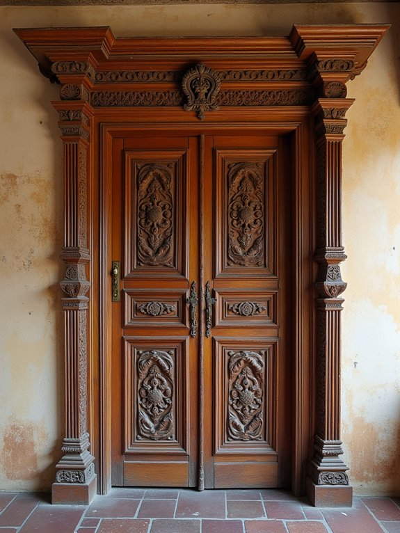 intricate wooden door designs