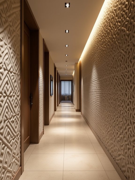 intriguing textured wall treatments