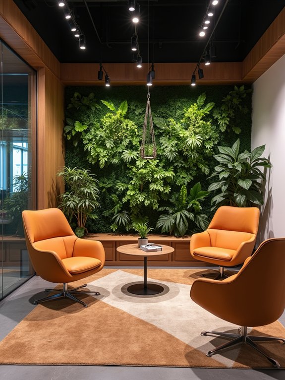inviting and comfortable lounge areas