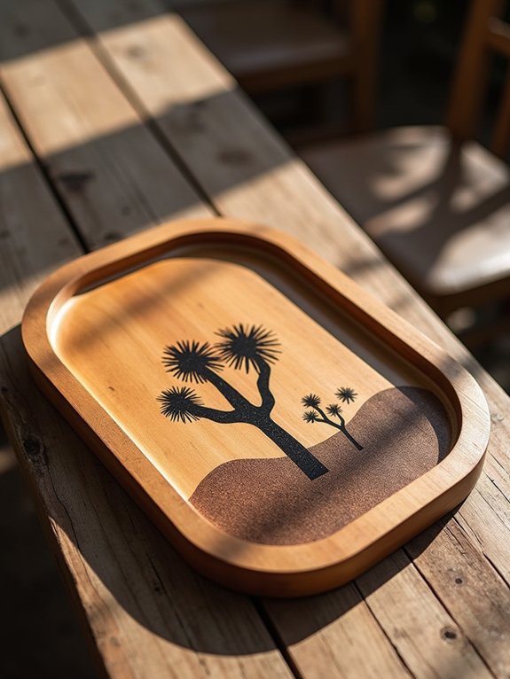 joshua tree serving trays