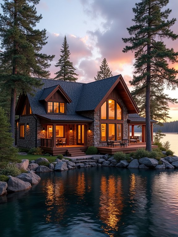 lakeside cozy retreat cottages