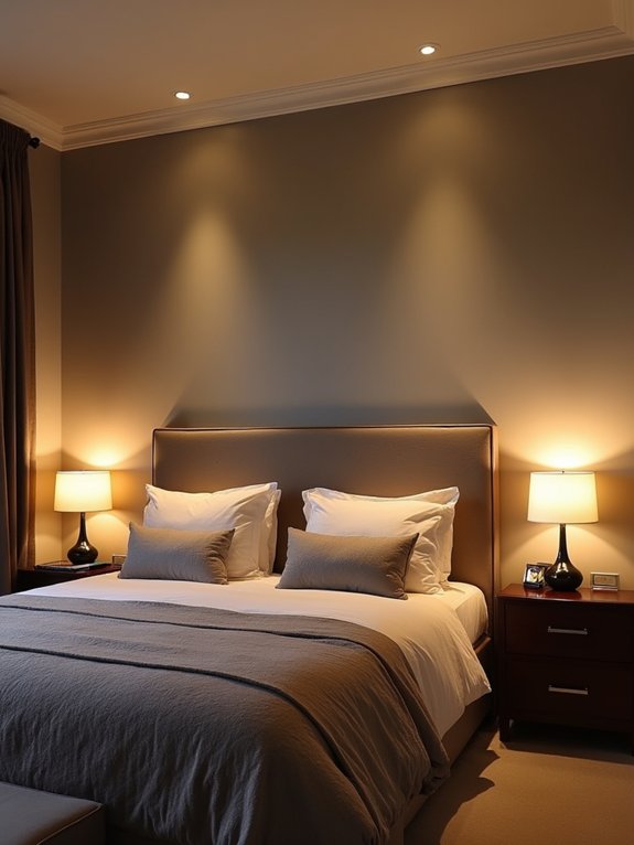 layered lighting creates ambiance