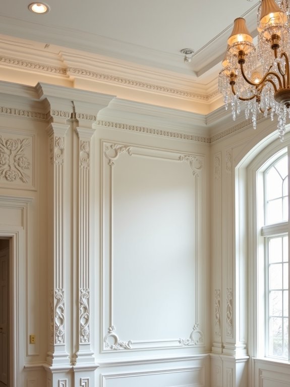 layered molding for elegance