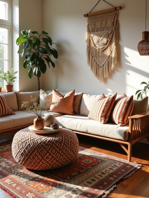 layering diverse textile patterns