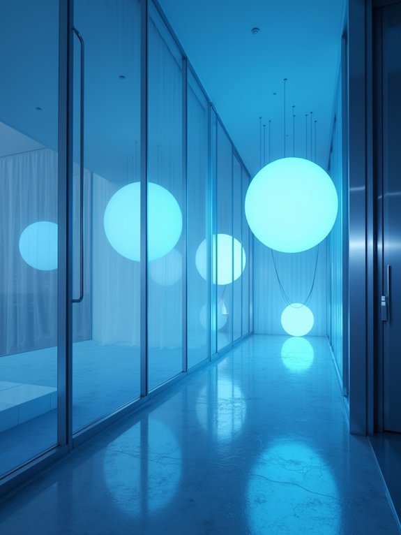 levitating energy efficient light fixtures