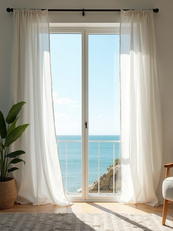 light airy coastal treatments