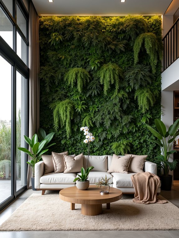 living green wall benefits