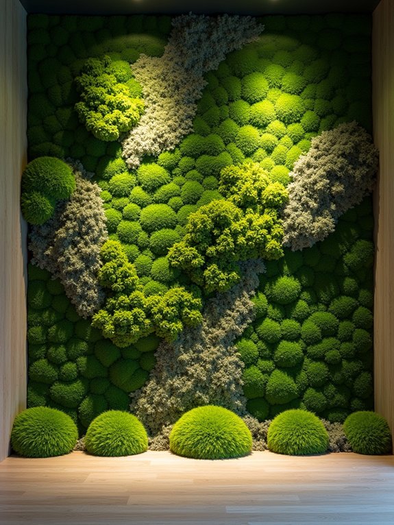 living moss wall art