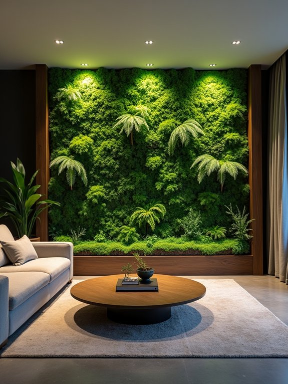 living walls with technology