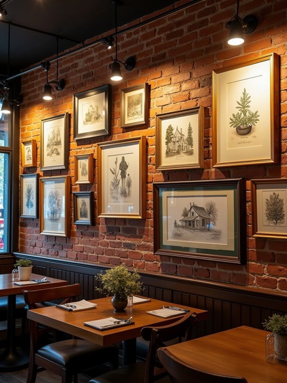 local art gallery displays