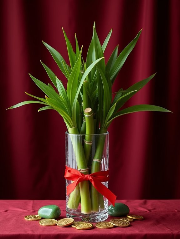 lucky bamboo prosperity display