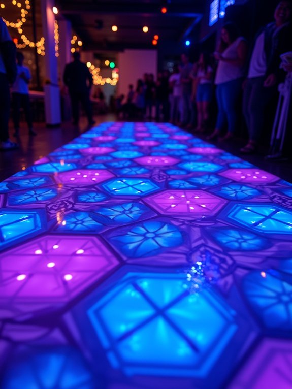 luminous dance floor designs