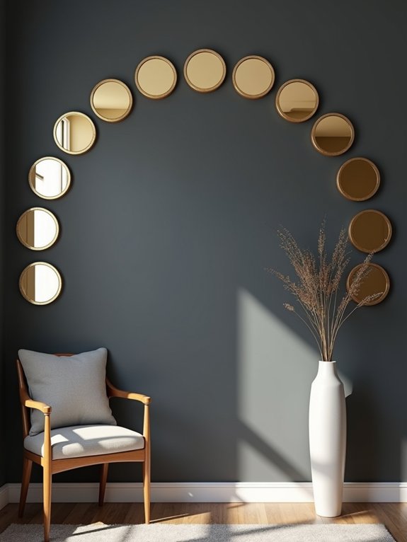 lunar cycle mirror arrangement