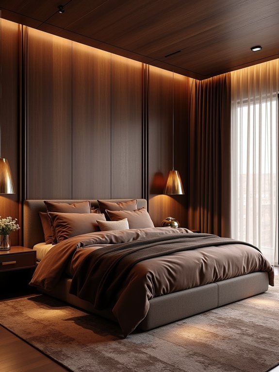 luxurious espresso brown retreat