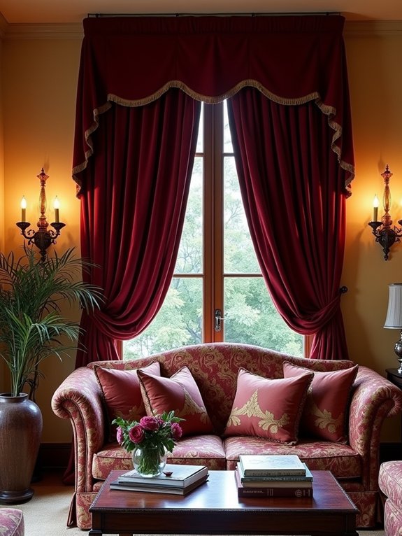 luxurious italian textile layering