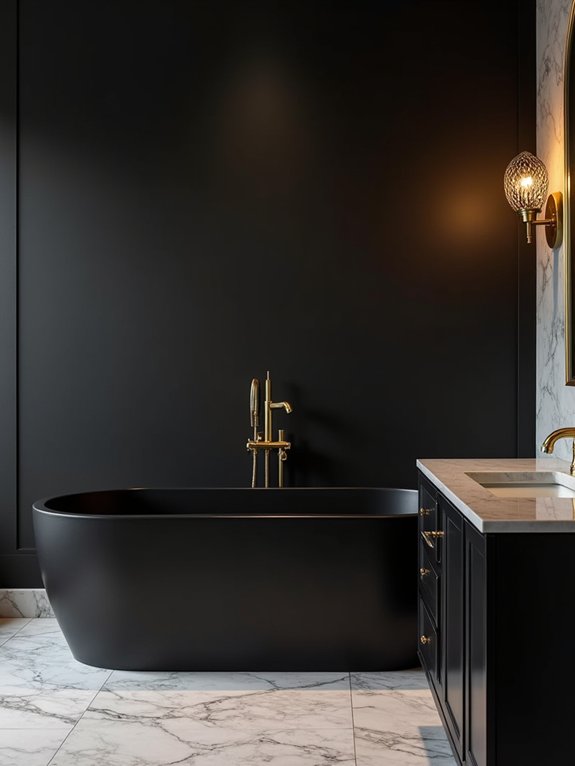 luxurious matte black glamour