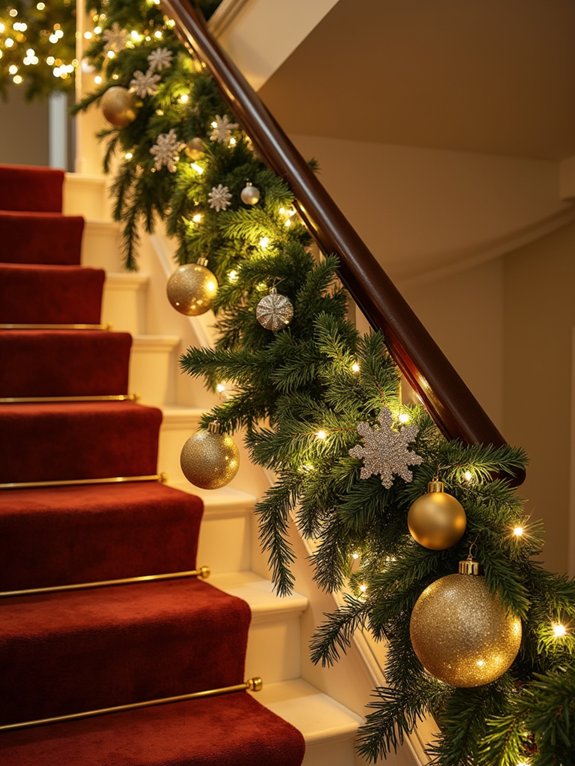 luxurious metallic holiday garland