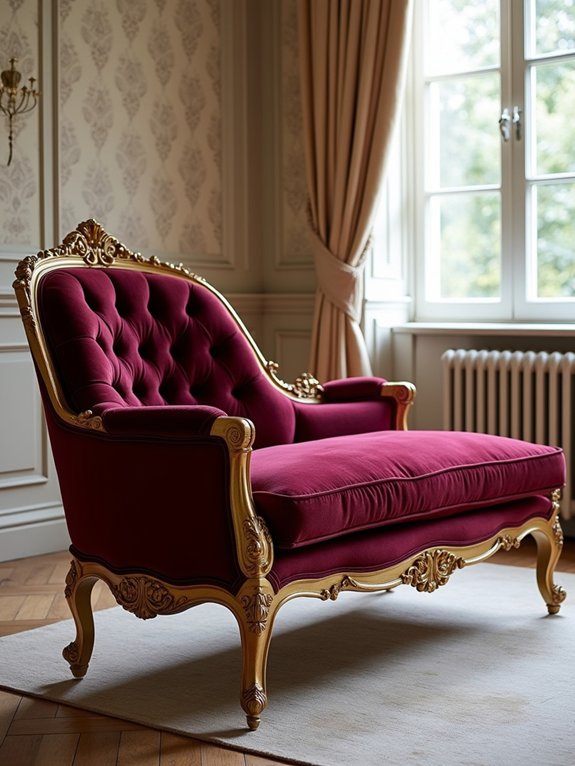 luxurious rich velvet upholstery