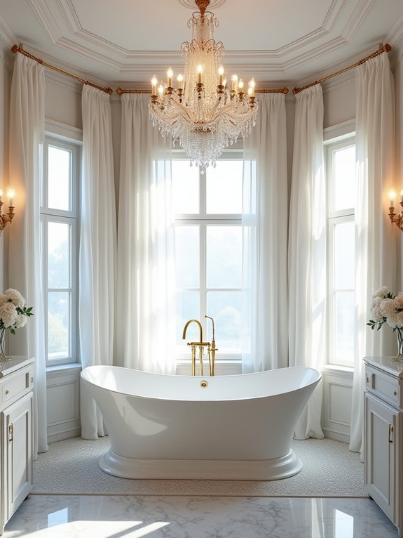 luxurious spa like bathroom retreat