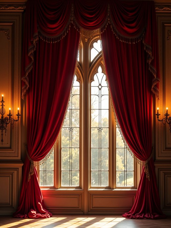 luxurious velvet drapery elegance