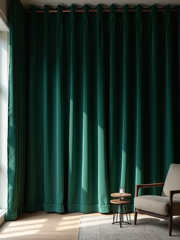 luxurious velvet statement walls