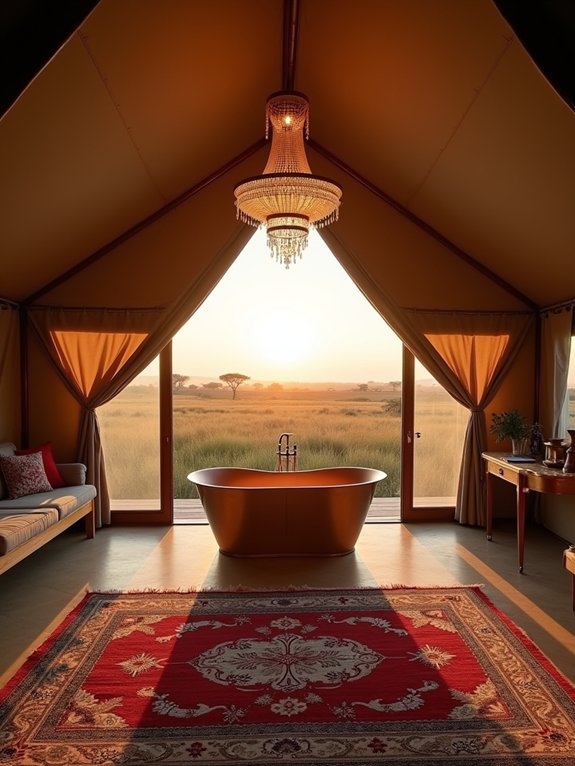luxury safari tent experience