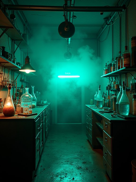 mad scientist halloween display