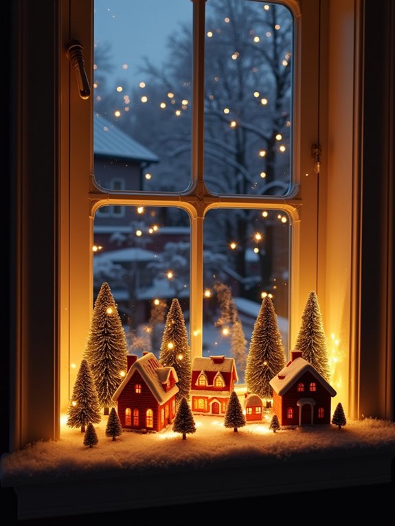 magical holiday window display