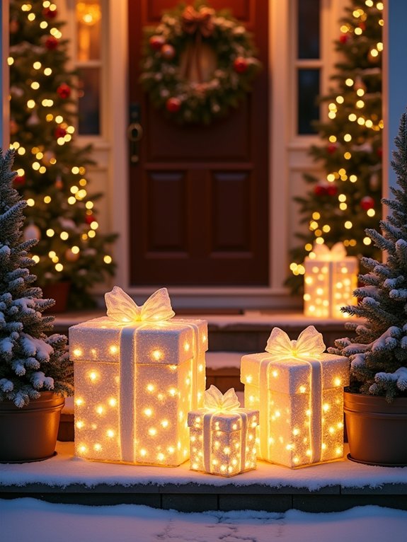 magical illuminated gift displays