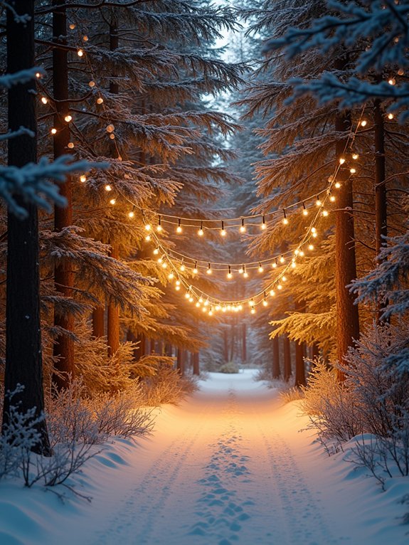 magical illuminated outdoor retreat